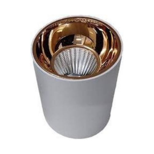 Cob cylinder light white rose gold