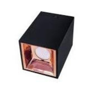 Cob cylinder light Square black rose gold